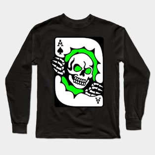 Skull ace of spades Long Sleeve T-Shirt